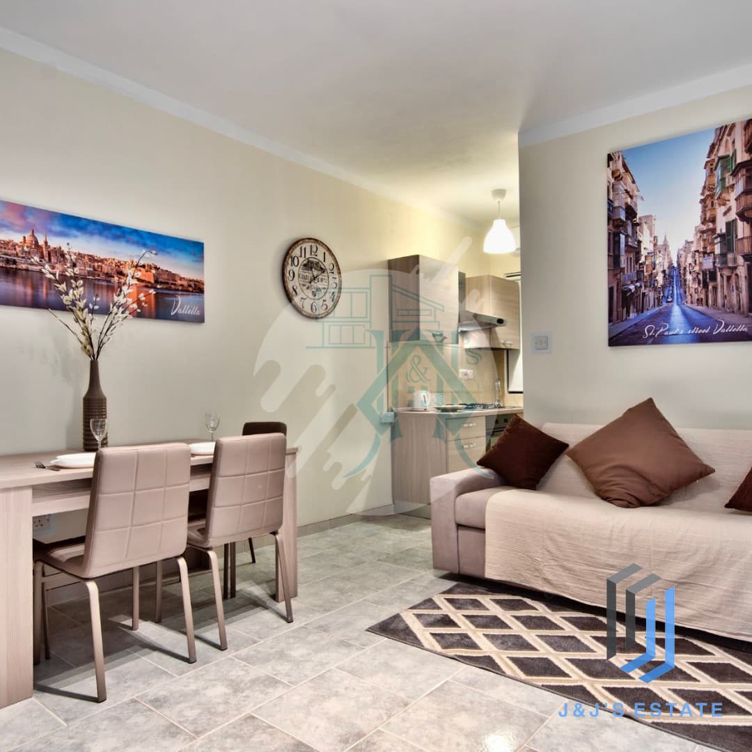 Modern 2-Bedroom Apartment in Sliema with Balcony · 3