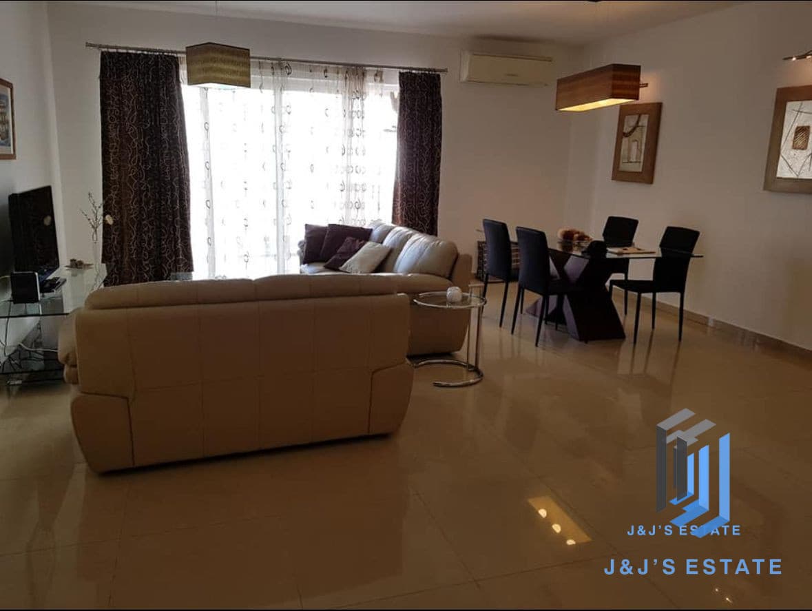 Spacious 3-Bedroom Apartment in Sliema