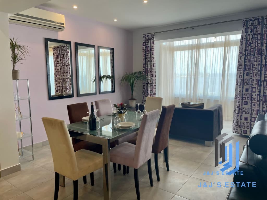 Spacious Seafront Apartment in Sliema - 160 sqm
