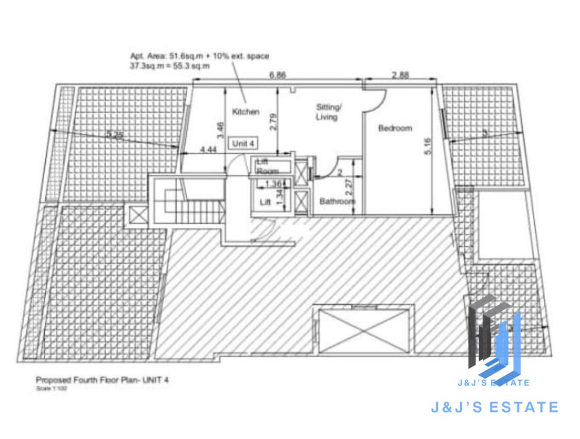 1-Bedroom Penthouse in St. Venera · 7