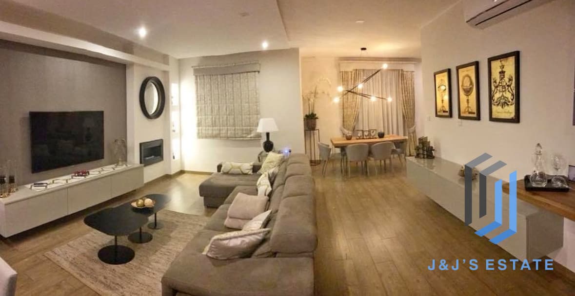 Fully furnished three-bedroom apartment in Gharghur, Naxxar · 2