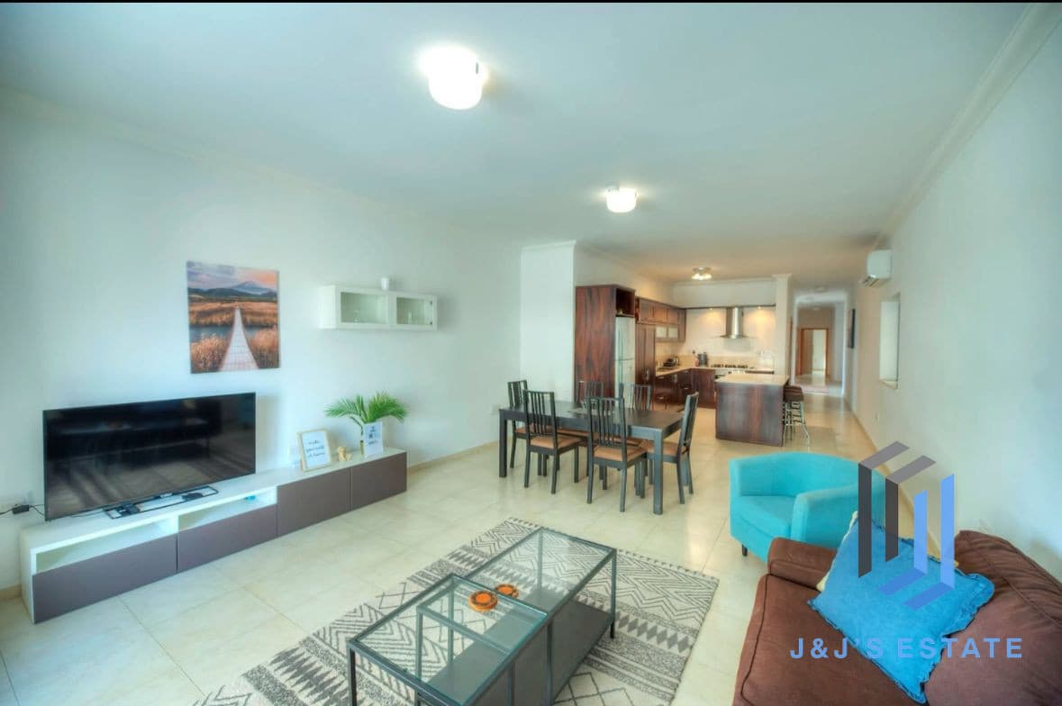 Modern & Spacious 3-Bedroom Apartment in Gżira