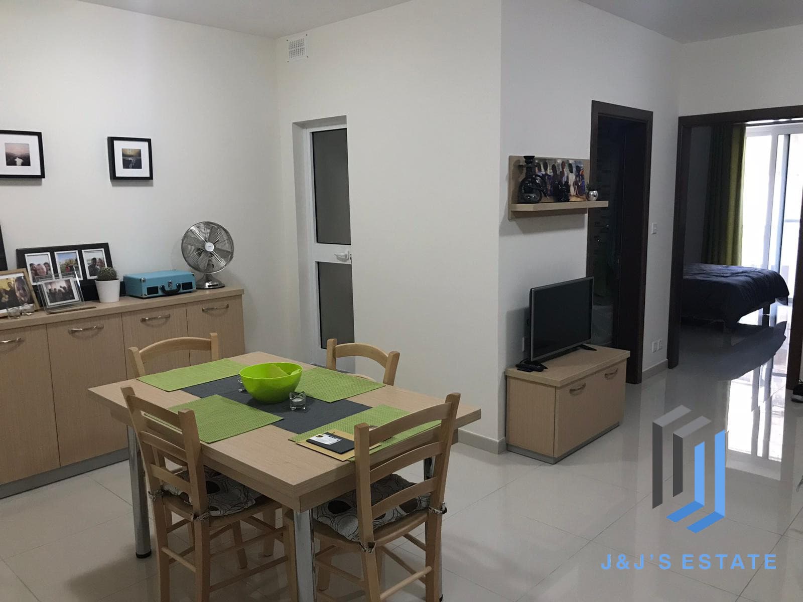 Fully Furnished Two Bedroom Apartment in Central Paola