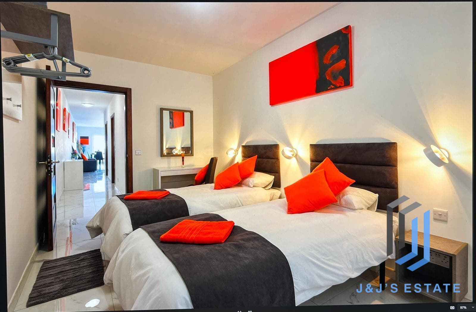 Modern Two Bedroom + Study Apartment in Quiet Swieqi Area · 3