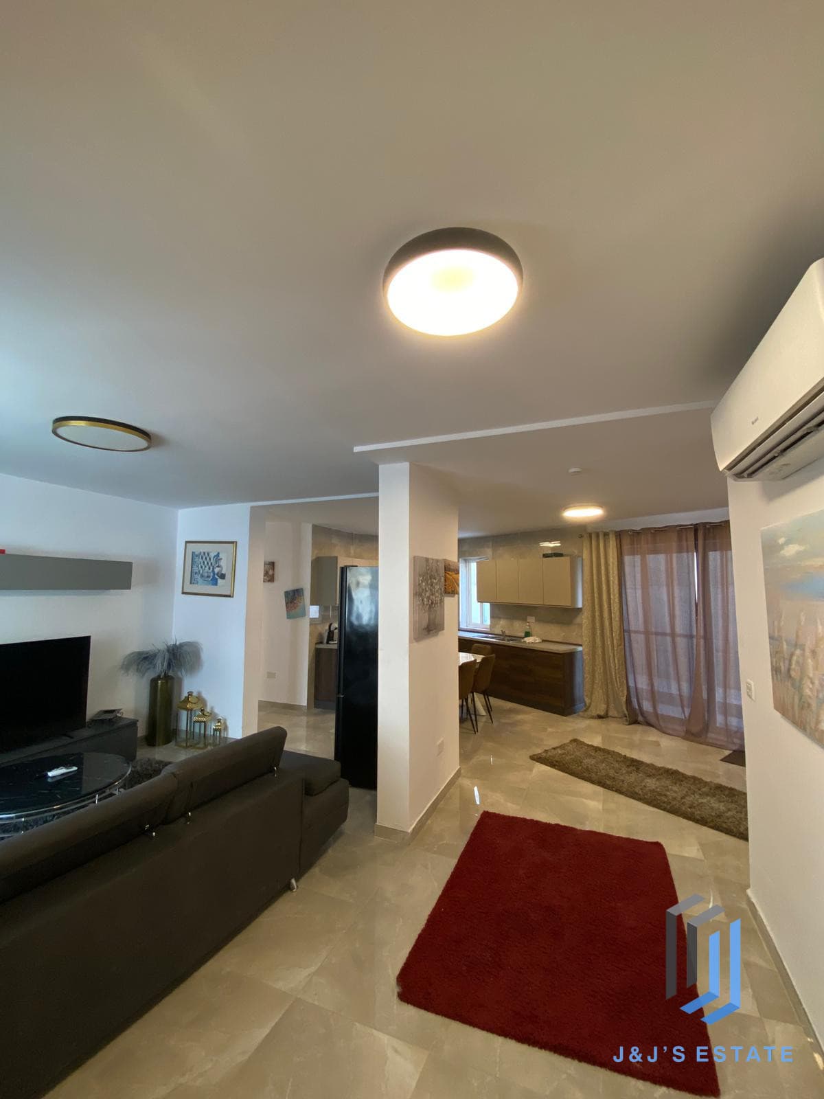 Fully Furnished Three Bedroom Apartment in Central Gzira · 2