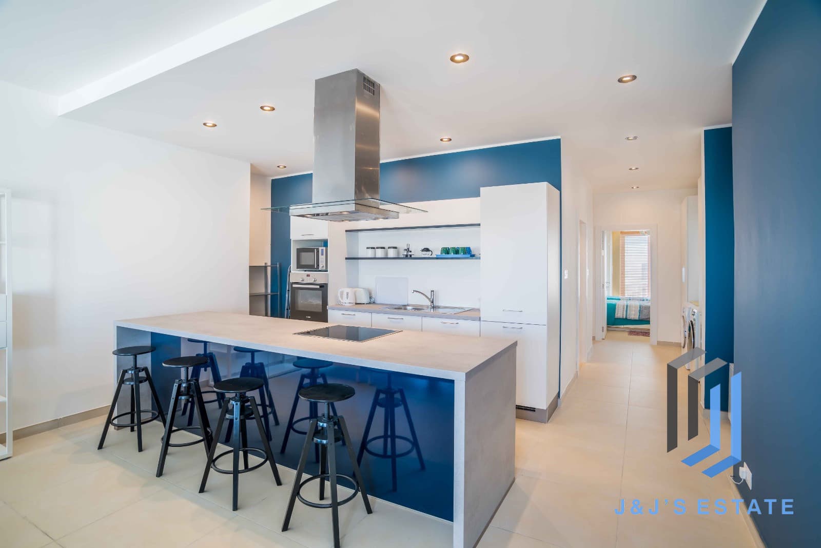 Fully furnished two-bedroom apartment with balcony in central Gzira · 3
