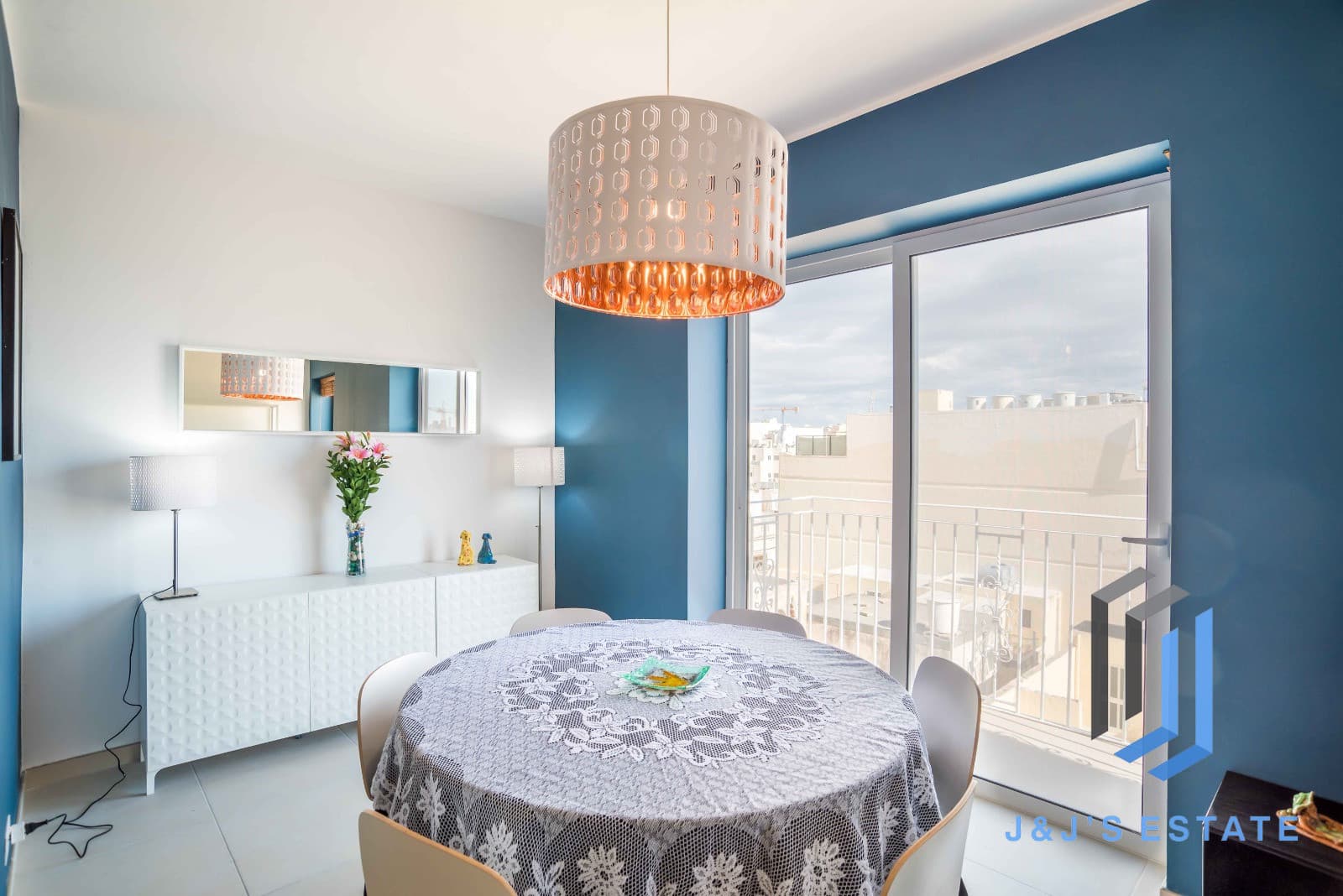 Fully furnished two-bedroom apartment with balcony in central Gzira · 4