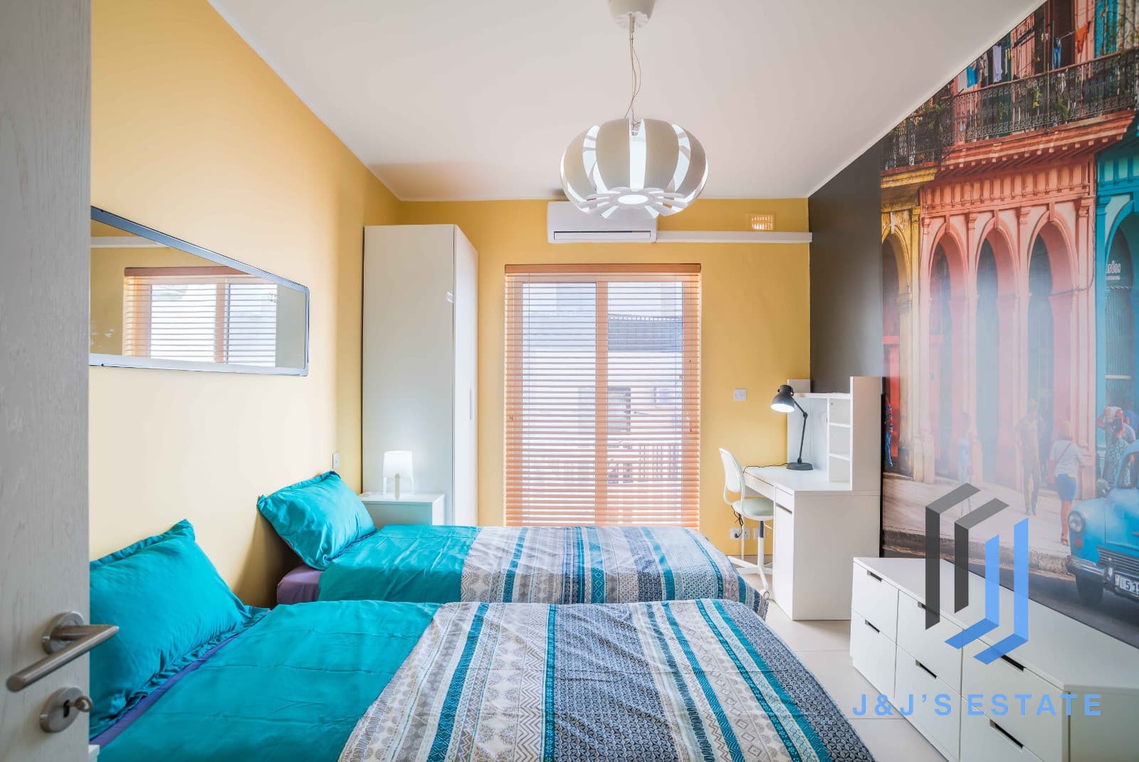 Fully furnished two-bedroom apartment with balcony in central Gzira · 9