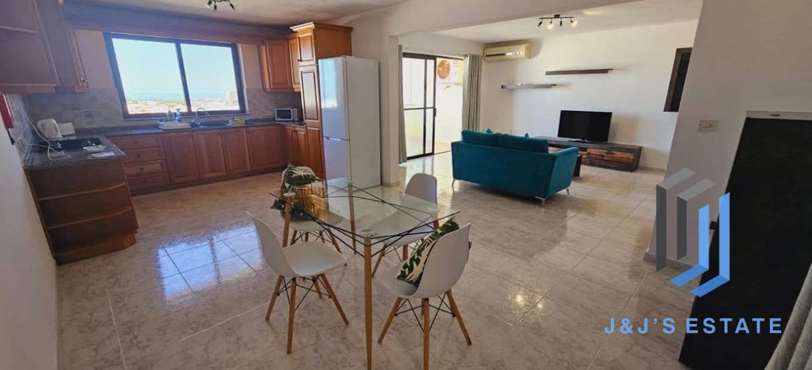 Fully Furnished Two Bedroom Apartment in Mellieha