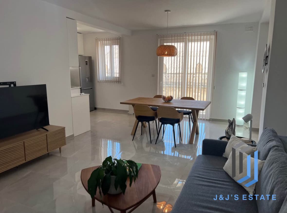 Fully Furnished Two Bedroom Apartment in Central Gzira