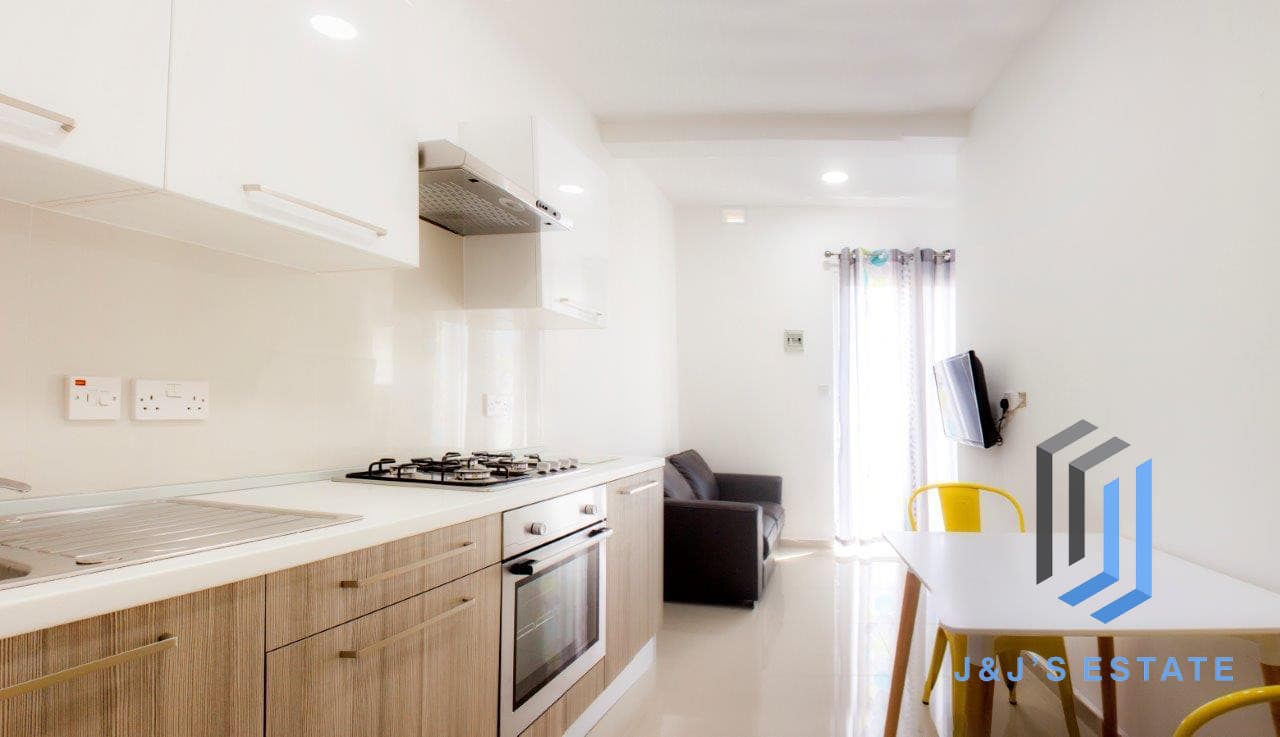 Modern One Bedroom Apartment for Rent in Gzira · 2