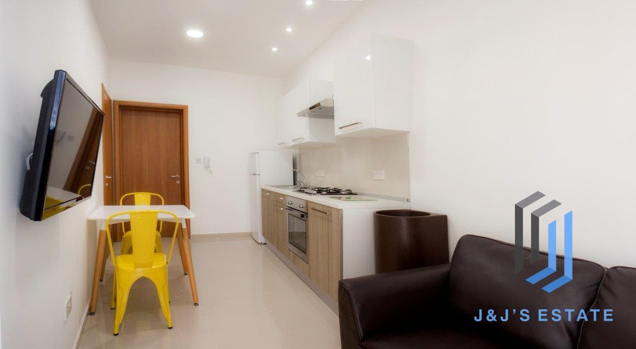 Modern One Bedroom Apartment for Rent in Gzira