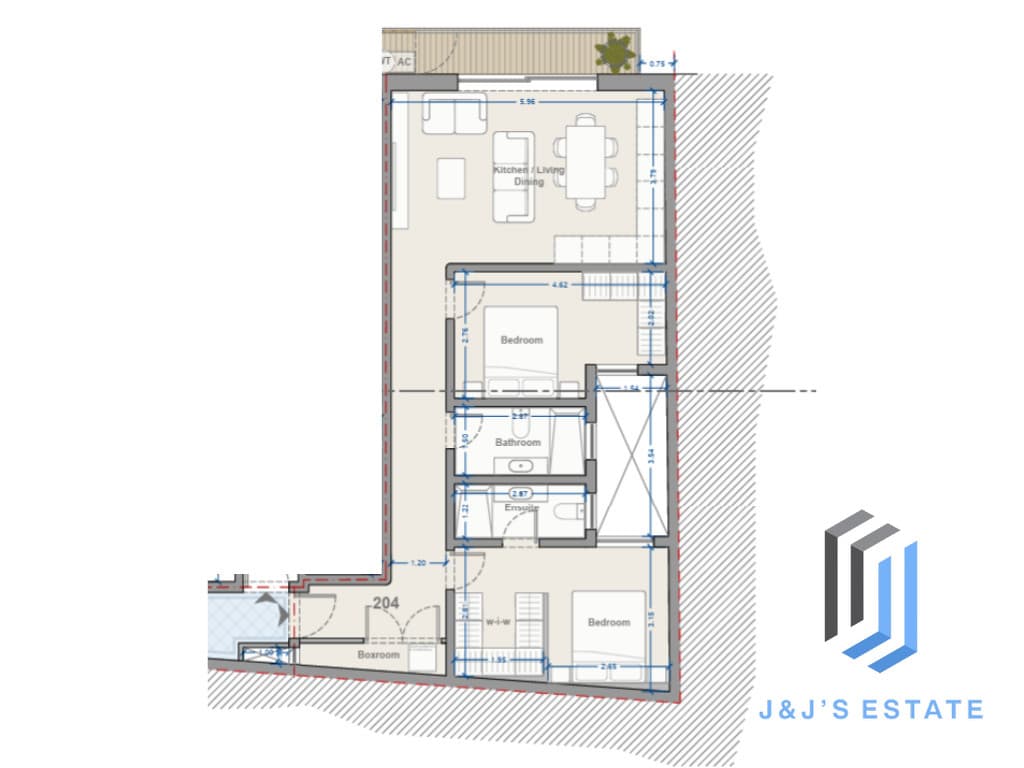 Apartment 204 - A bright and comfortable 2-bedroom apartment