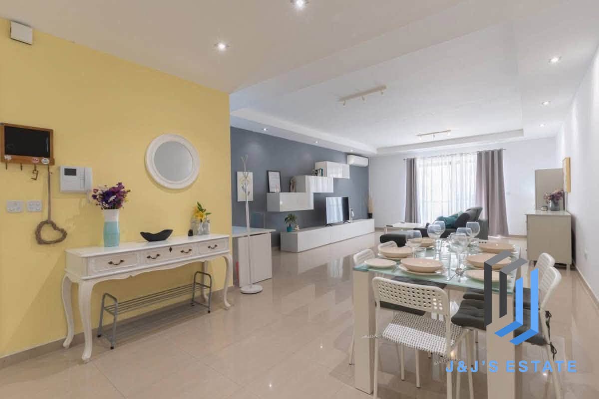 Fully Furnished 3-Bedroom Apartment in St Julian's · 2