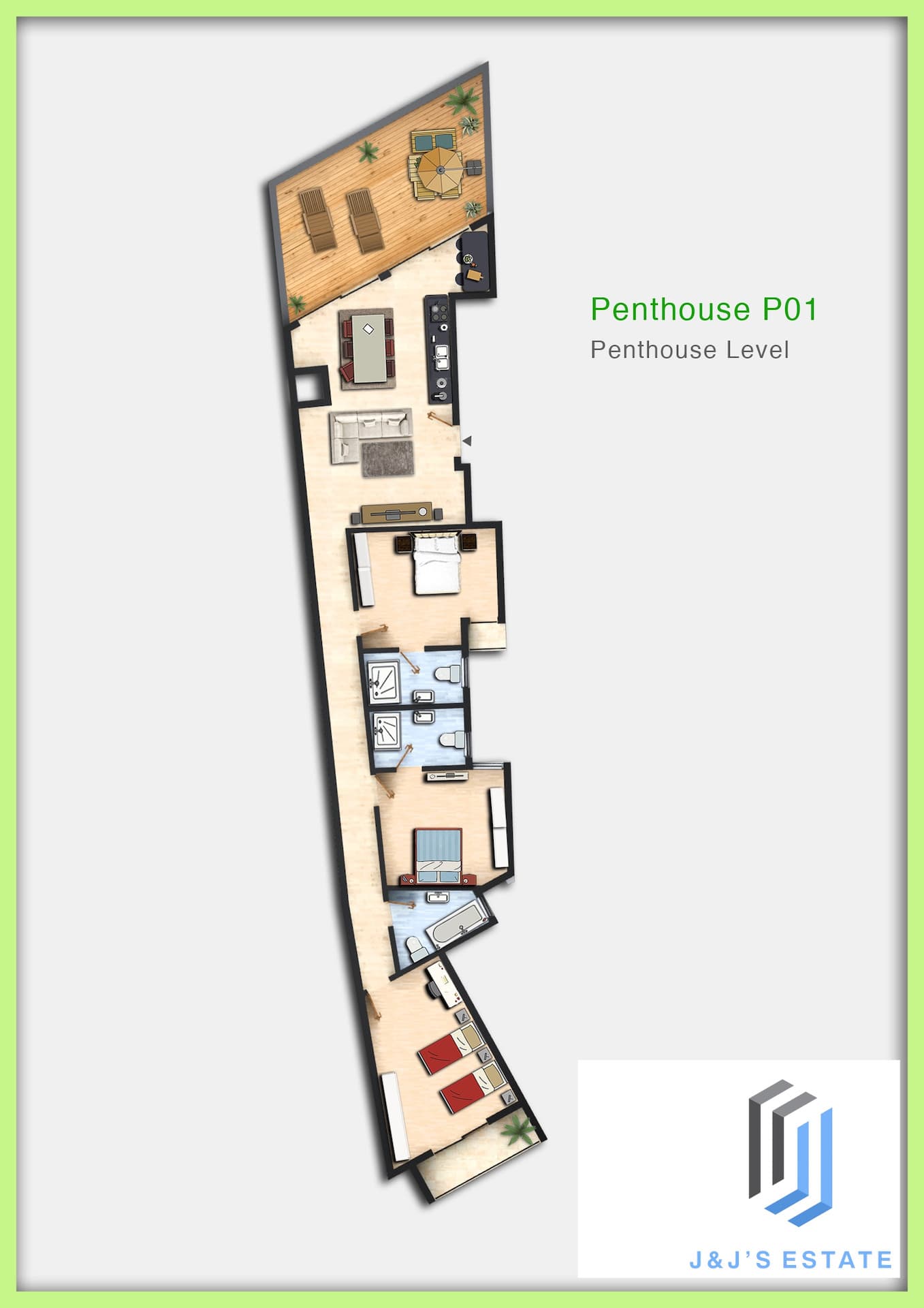 Spacious Modern 3-Bed Apartment in Attard · 4