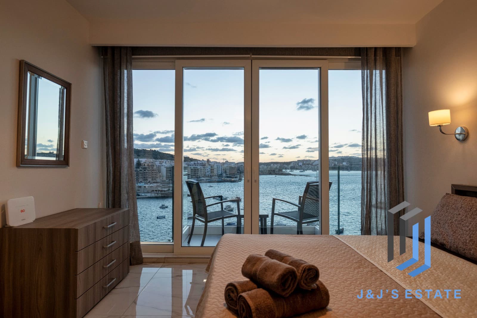 Sea-View 1-Bed Duplex in Bugibba, Fully Furnished · 24